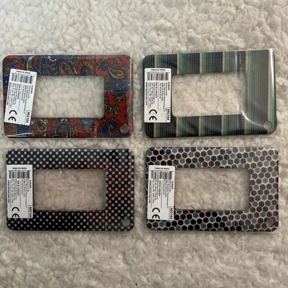 Kikkerland Pocket Magnifier Asst. Set of 4 - Picture 2 of 6